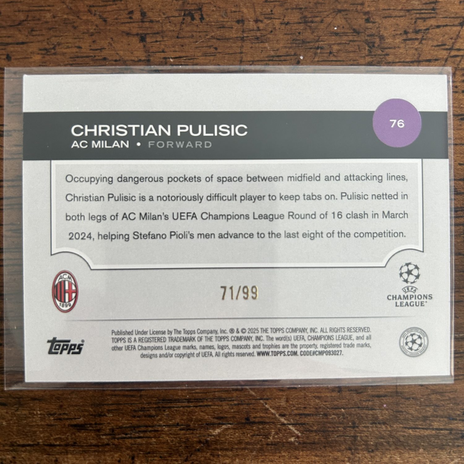 Christian Pulisic Pack w/#'ed /99 Green Inferno Refractor, Lot of 5 Soccer Cards (616_2) - Image 5