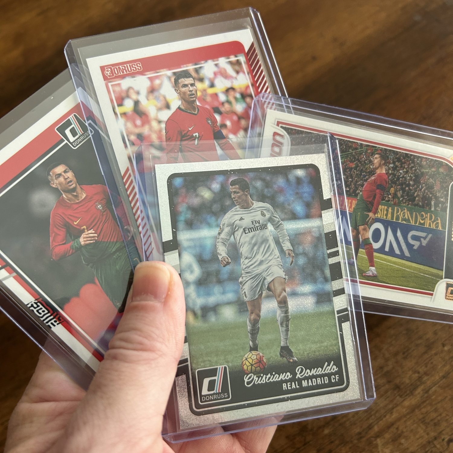 cristiano ronaldo lot of soccer cards, - instant collection bundle pack