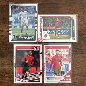cristiano ronaldo lot of soccer cards, - instant collection bundle pack