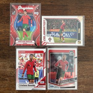 cristiano ronaldo lot of soccer cards, - instant collection bundle pack