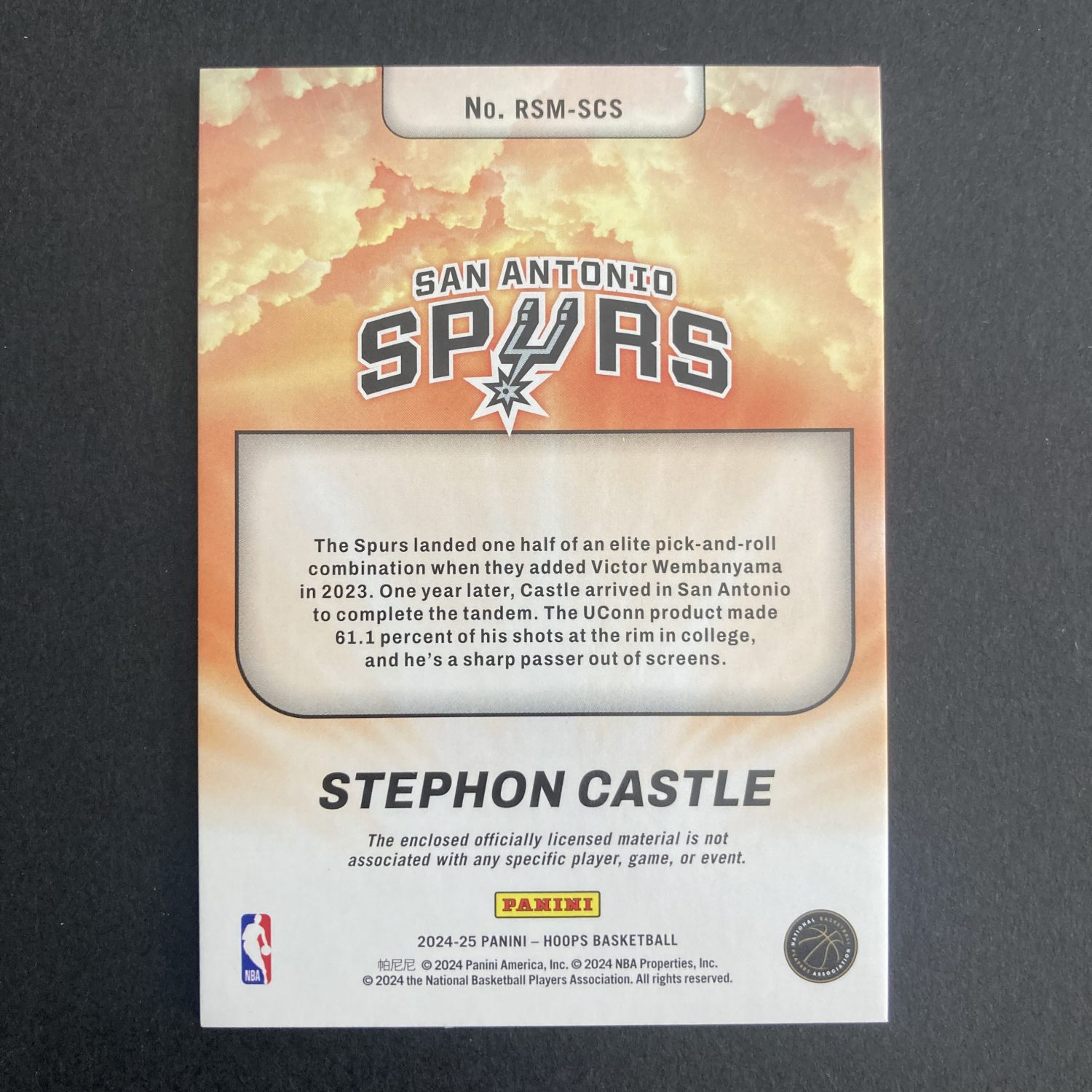 Stephon Castle Pack w/RC Patch Insert, Lot of 4 Basketball Cards, Rookie (68_4) - Image 5