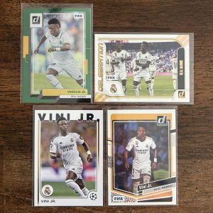 vini jr lot of soccer cards, vinicius junior - instant collection bundle pack