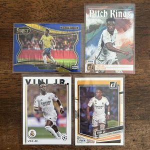 vini jr lot of soccer cards, vinicius junior - instant collection bundle pack