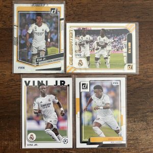 vini jr lot of soccer cards, vinicius junior - instant collection bundle pack