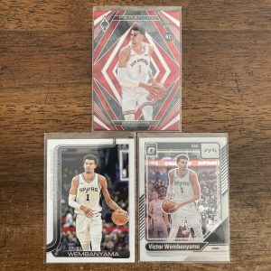 victor wembanyama lot of basketball cards, rookie rc - instant collection bundle pack
