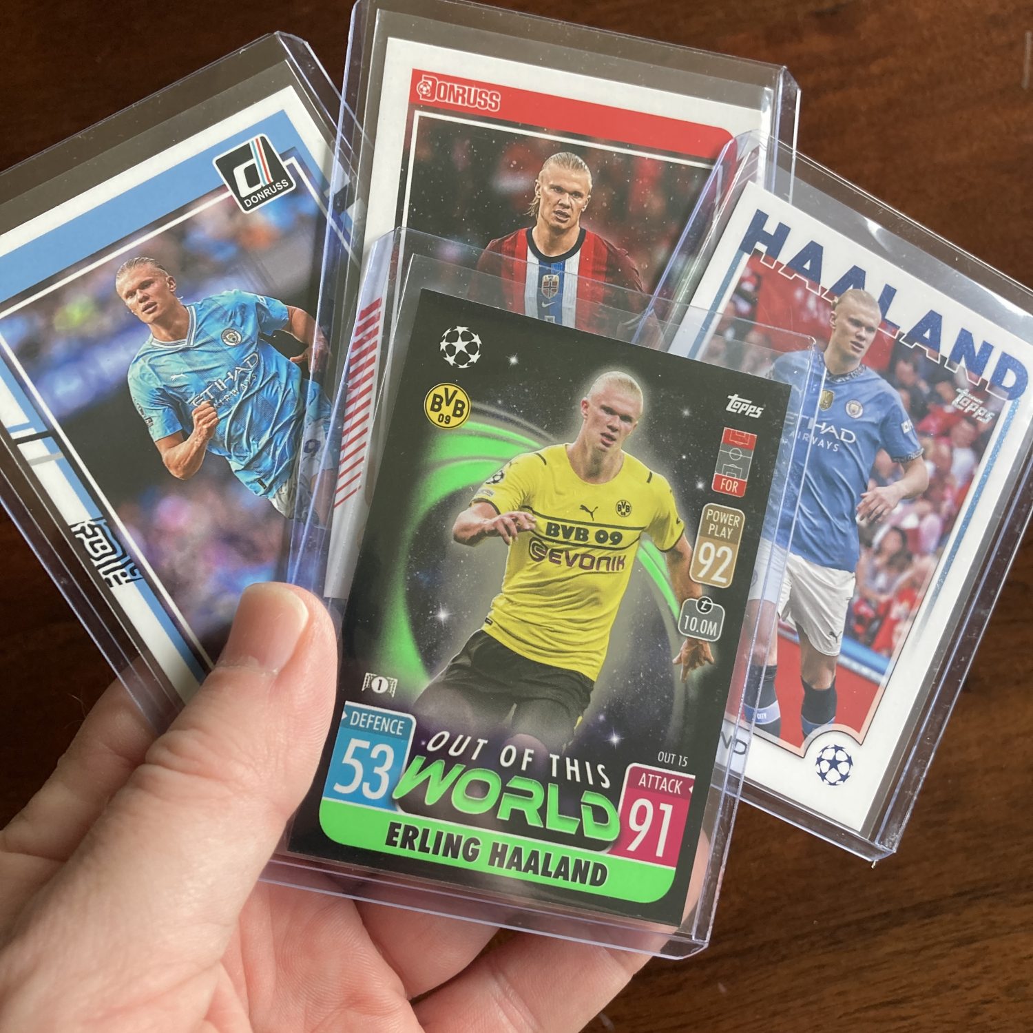 erling haaland lot of soccer cards - instant collection bundle pack