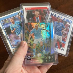 erling haaland lot of soccer cards - instant collection bundle pack