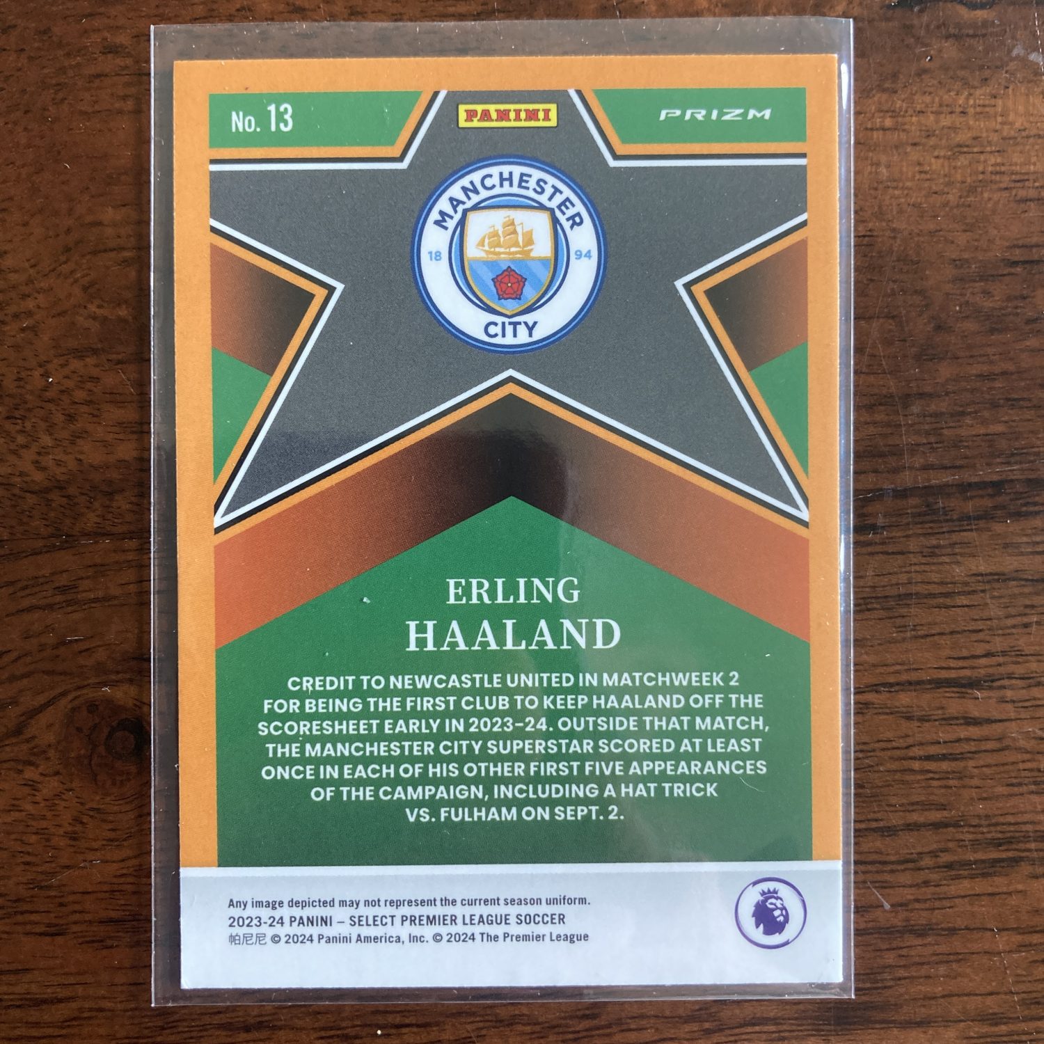 Erling Haaland Pack w/Silver Prizm Insert, Lot of 4 Soccer Cards (711_2) - Image 5