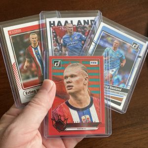 erling haaland lot of soccer cards - instant collection bundle pack