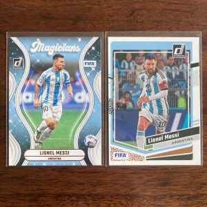 lionel messi lot of soccer cards - instant collection bundle pack