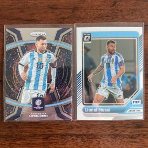 lionel messi lot of soccer cards - instant collection bundle pack