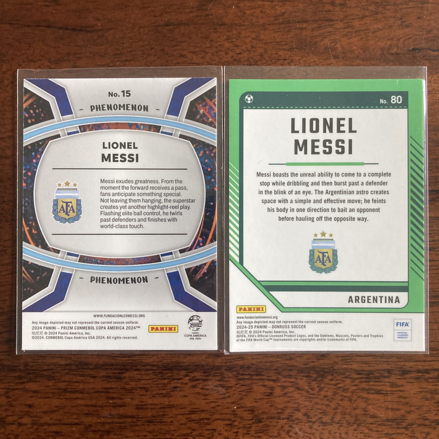lionel messi lot of soccer cards - instant collection bundle pack