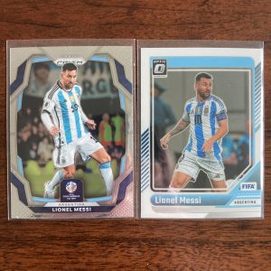 lionel messi lot of soccer cards - instant collection bundle pack
