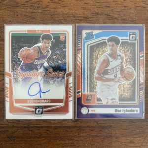 oso ighodaro lot of basketball cards, rookie auto, rc autograph - instant collection bundle pack