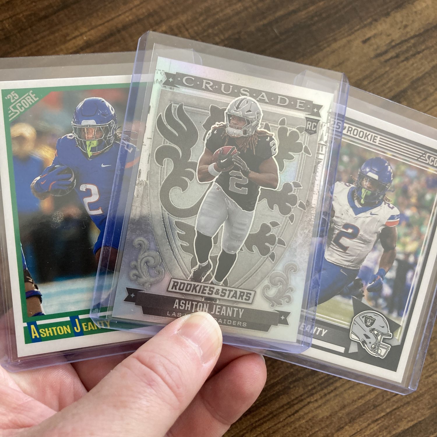 ashton jeanty gift pack of football cards, rookie rc - instant collection bundle lot
