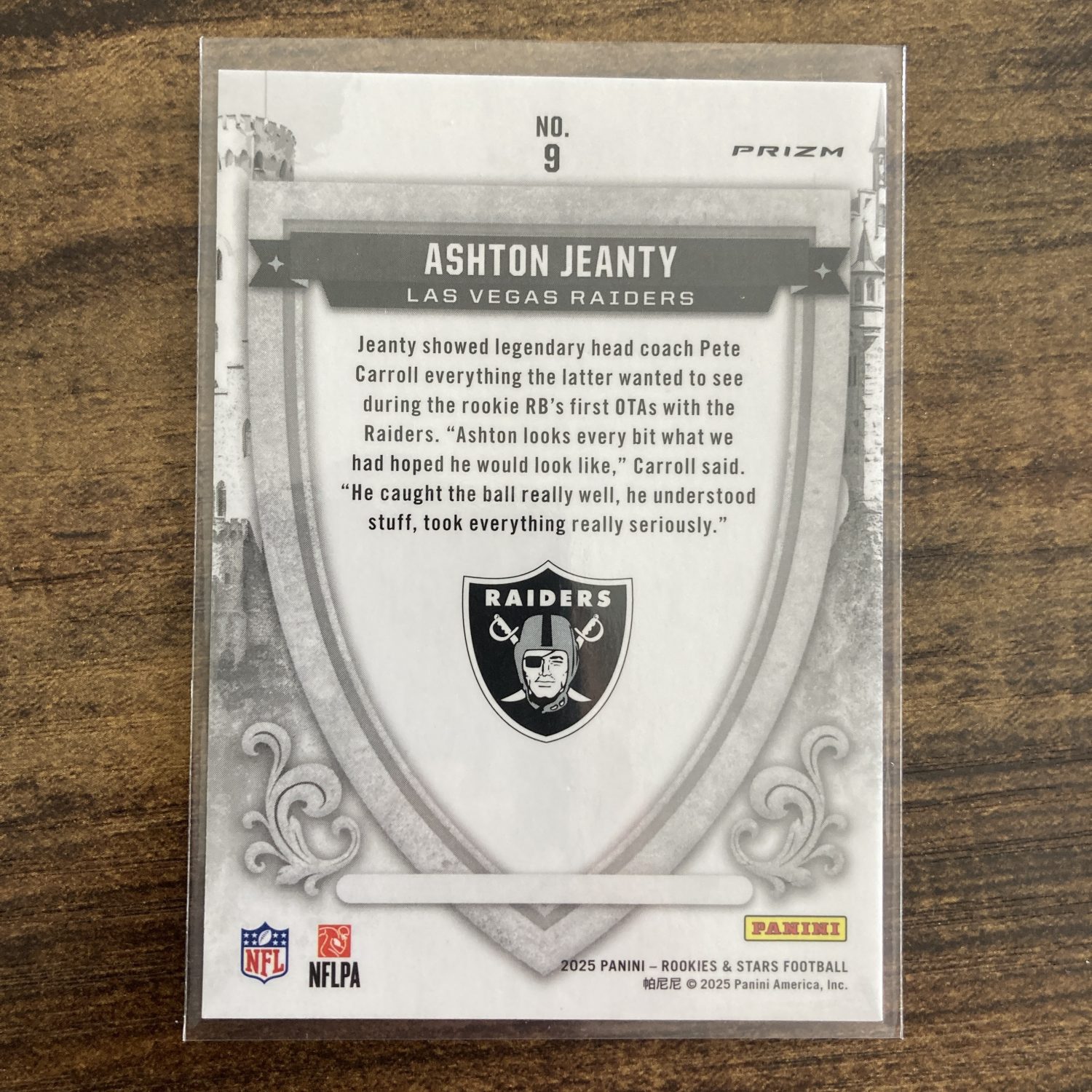 Ashton Jeanty RCs Pack w/Silver Prizm, Lot of 3 Football Cards, Curated Selection (88_1) - Image 5