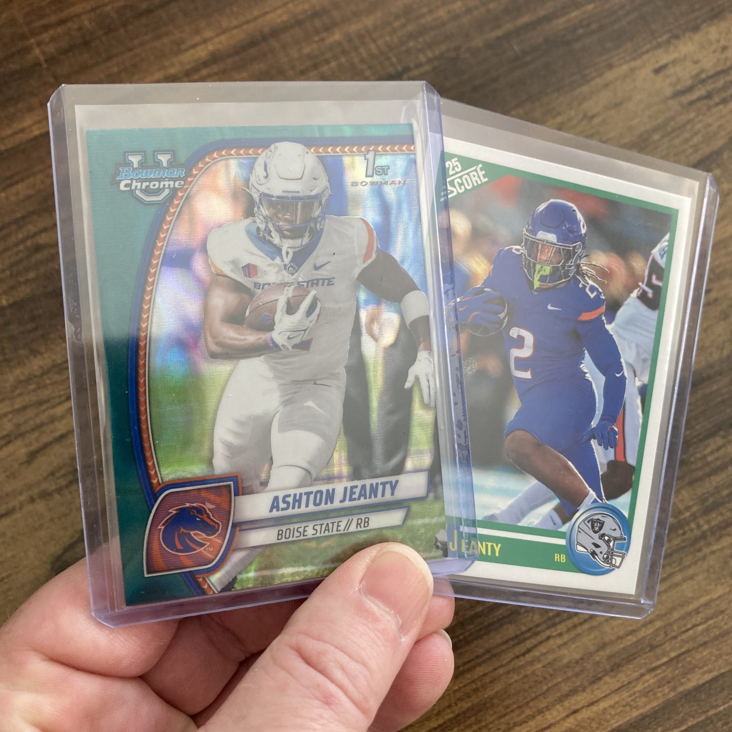 ashton jeanty gift pack of football cards, rookie rc - instant collection bundle lot