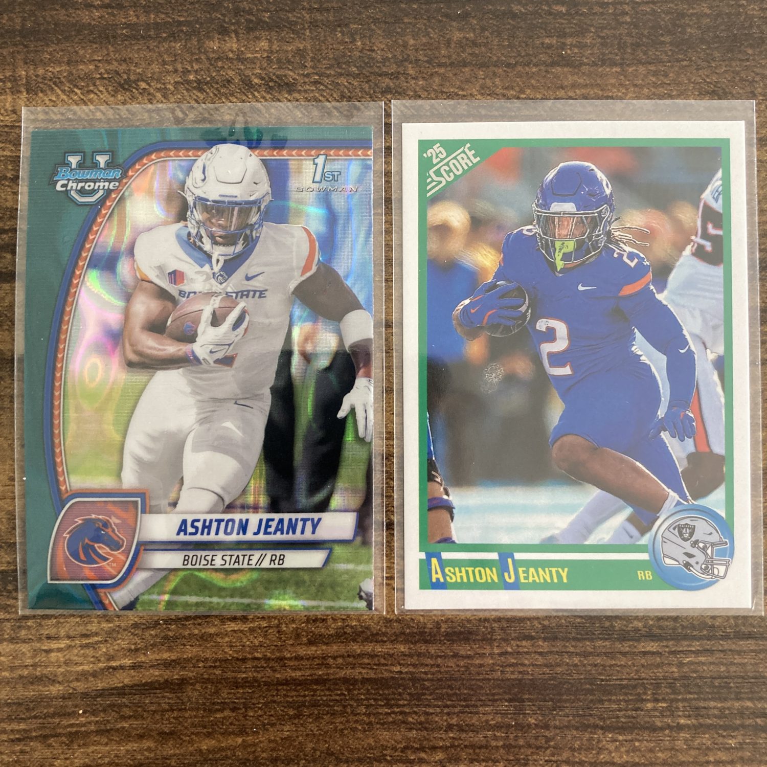 ashton jeanty gift pack of football cards, rookie rc - instant collection bundle lot