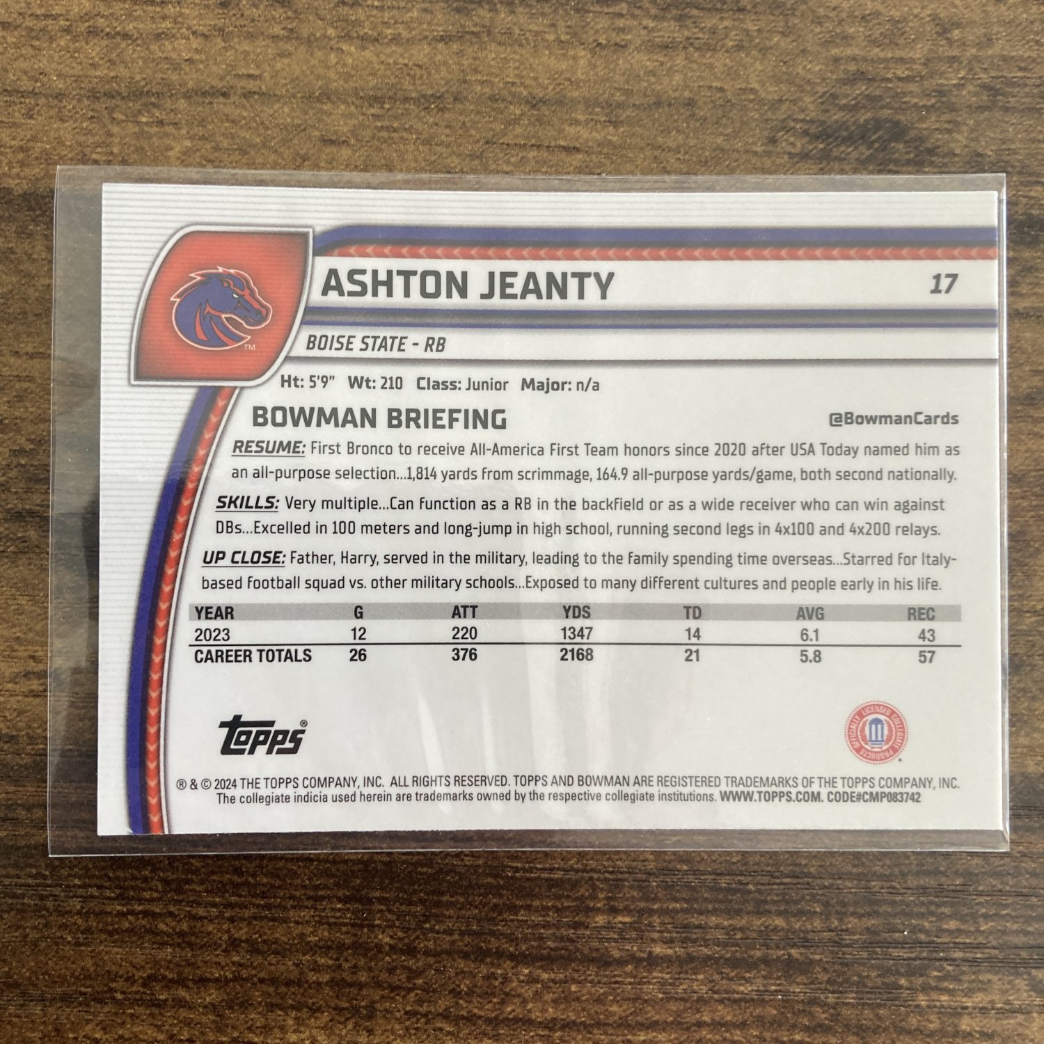 Ashton Jeanty RCs Pack w/Teal Lava Refractor, Lot of 2 Football Cards (88_2) - Image 5