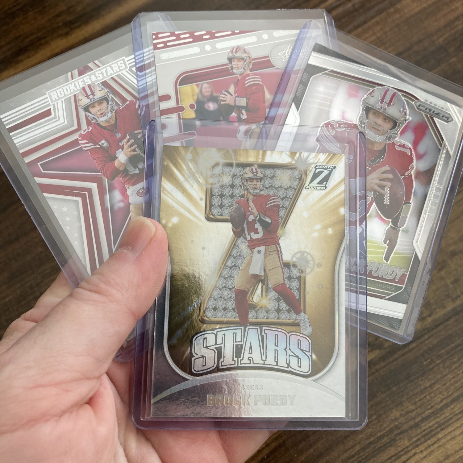 brock purdy gift pack of football cards - instant collection bundle lot