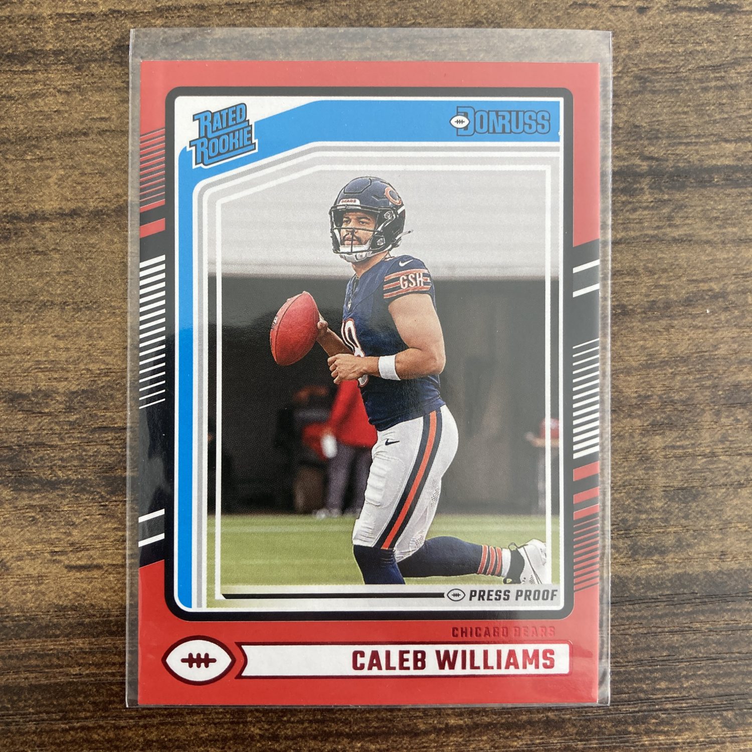 Caleb Williams Pack w/SP Red Rated Rookie, Lot of 3 Football Cards, RC (88_1) - Image 4