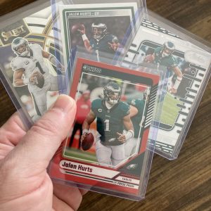 jalen hurts gift pack of football cards - instant collection bundle lot