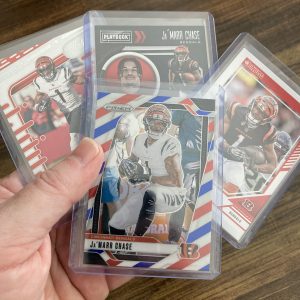 ja'marr chase gift pack of football cards - instant collection bundle lot