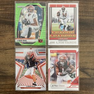 ja'marr chase gift pack of football cards - instant collection bundle lot