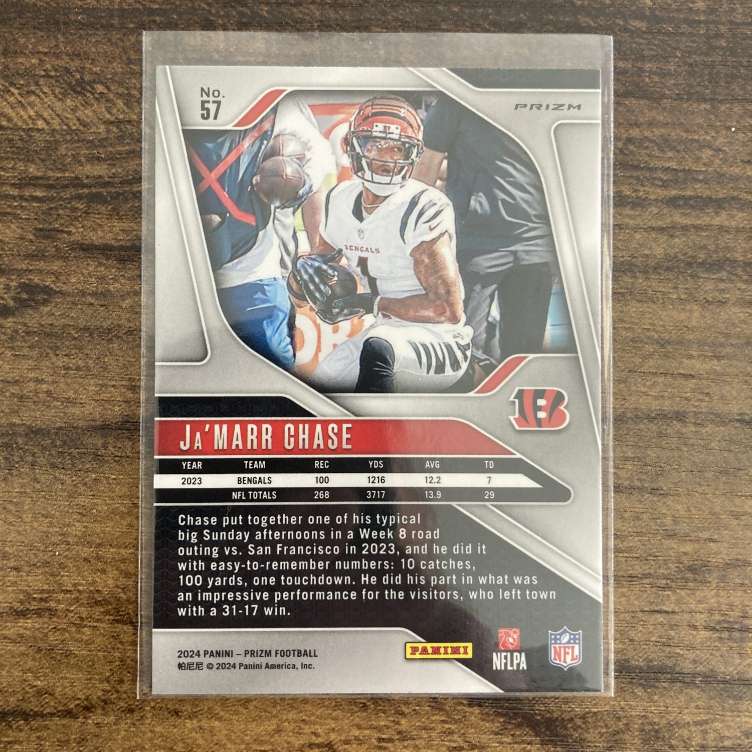 Ja'Marr Chase Pack w/Neon Green Pulsar Prizm, Lot of 4 Football Cards (88_2) - Image 5