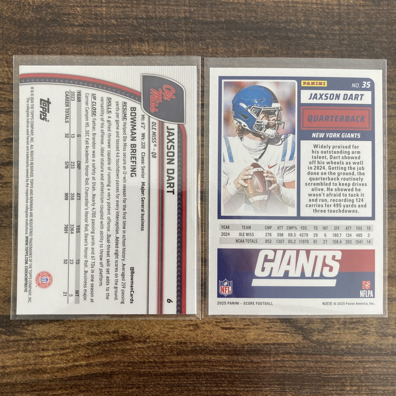 jaxson dart gift pack of football cards, rookie rc - instant collection bundle lot