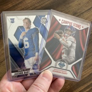 jaxson dart gift pack of football cards, rookie rc - instant collection bundle lot