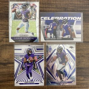 lamar jackson gift pack of football cards - instant collection bundle lot
