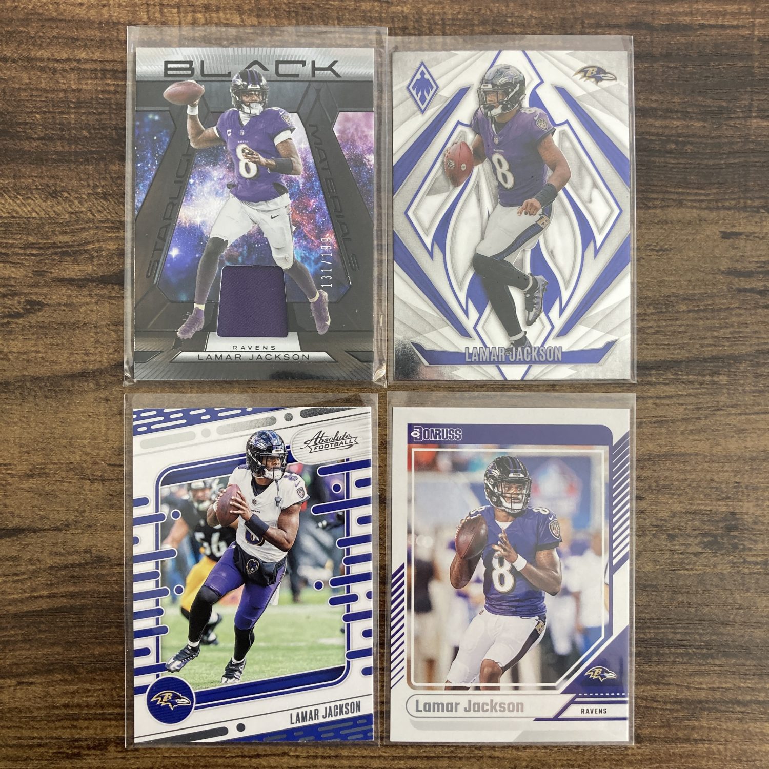 lamar jackson gift pack of football cards - instant collection bundle lot