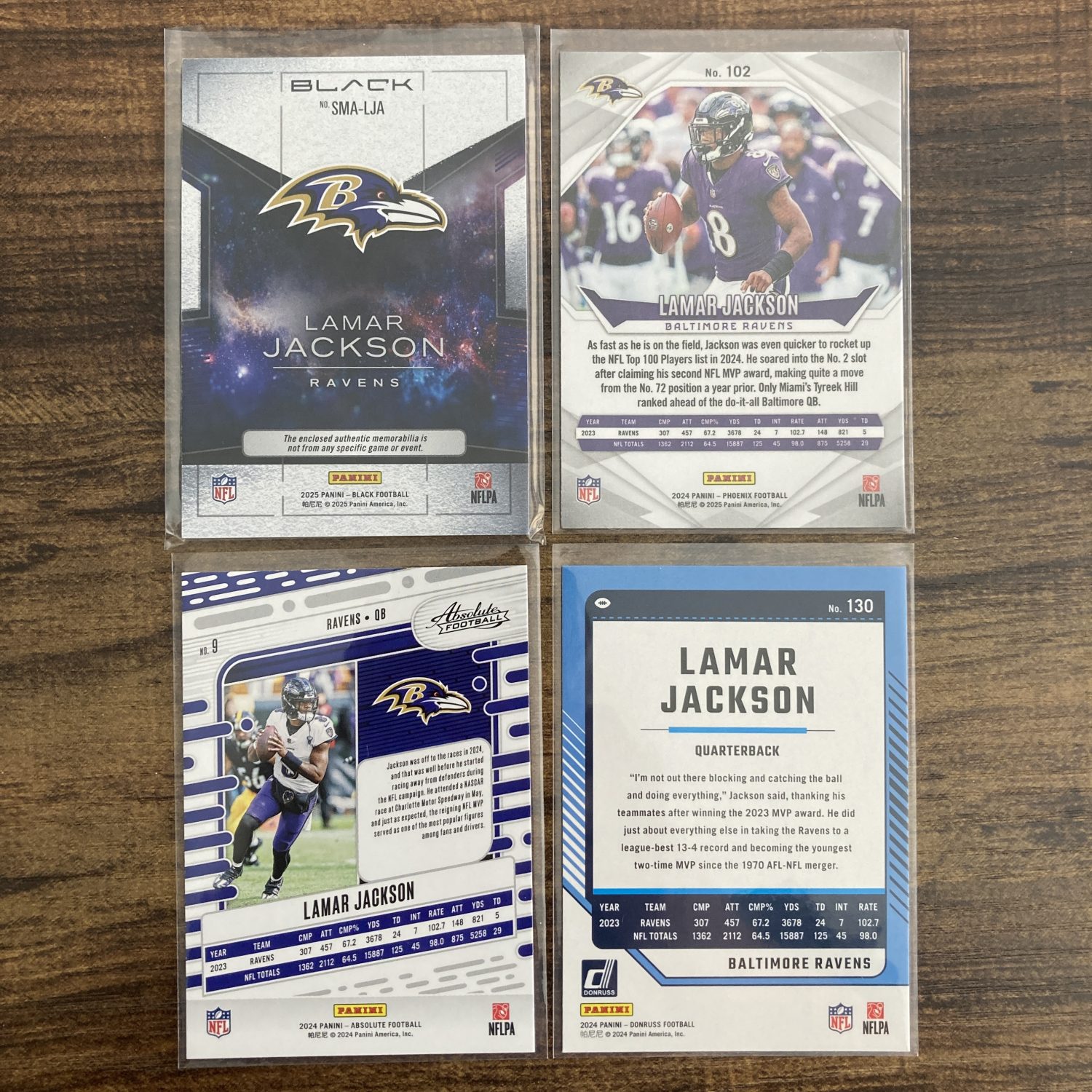 lamar jackson gift pack of football cards - instant collection bundle lot