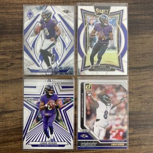 lamar jackson gift pack of football cards - instant collection bundle lot