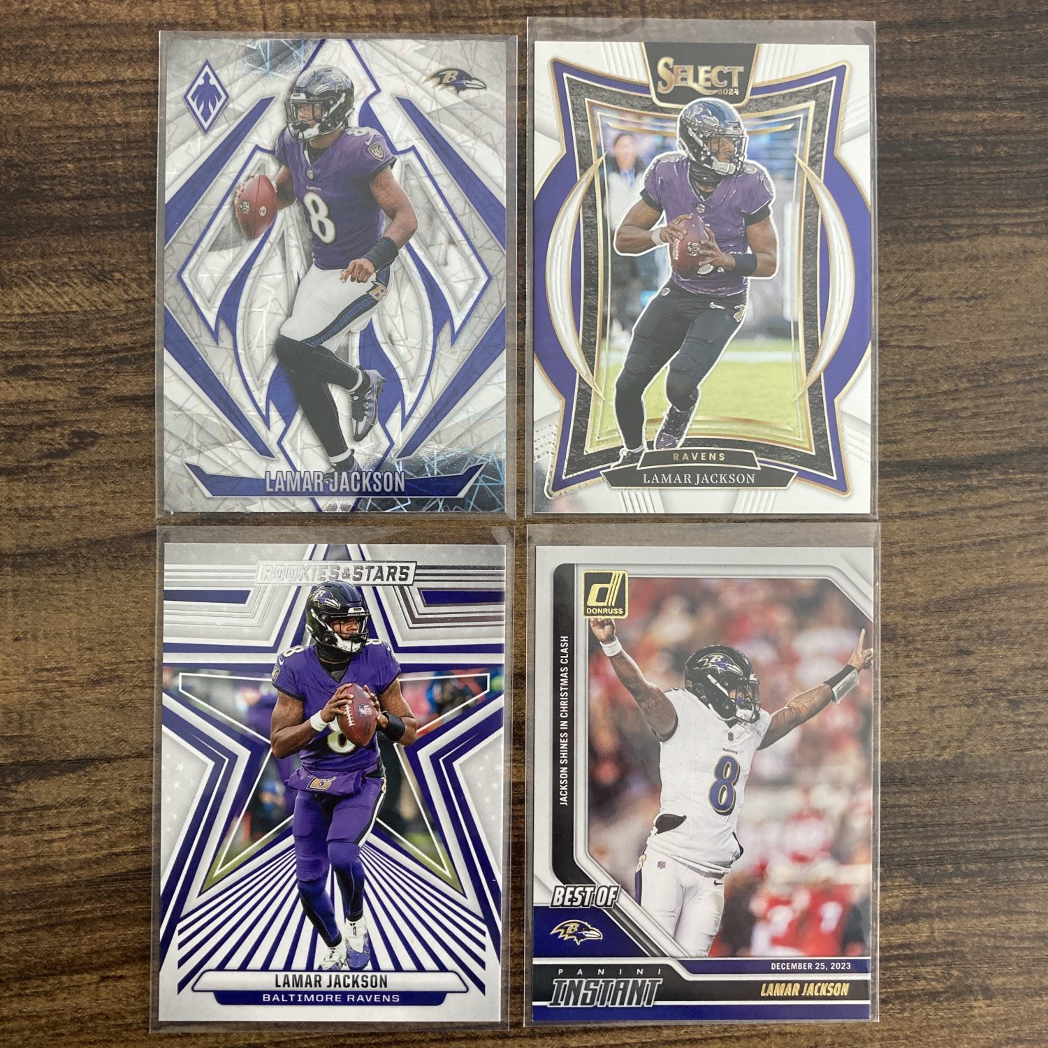 lamar jackson gift pack of football cards - instant collection bundle lot