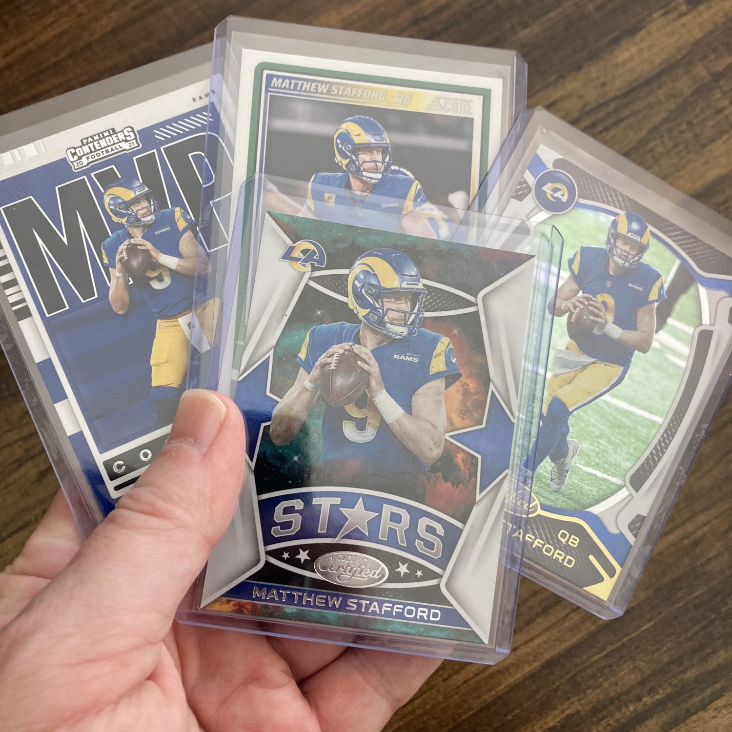 matthew stafford gift pack of football cards - instant collection bundle lot
