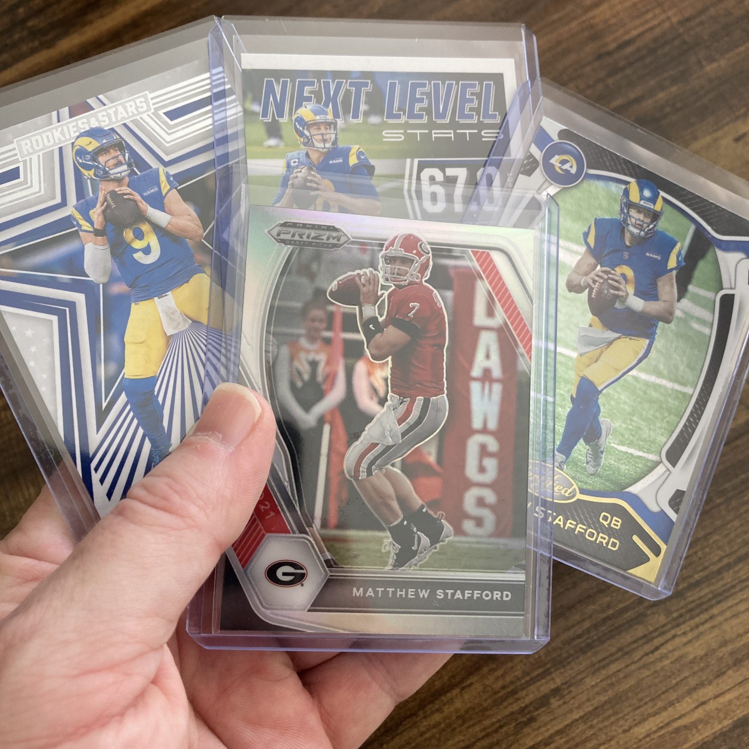 matthew stafford gift pack of football cards - instant collection bundle lot