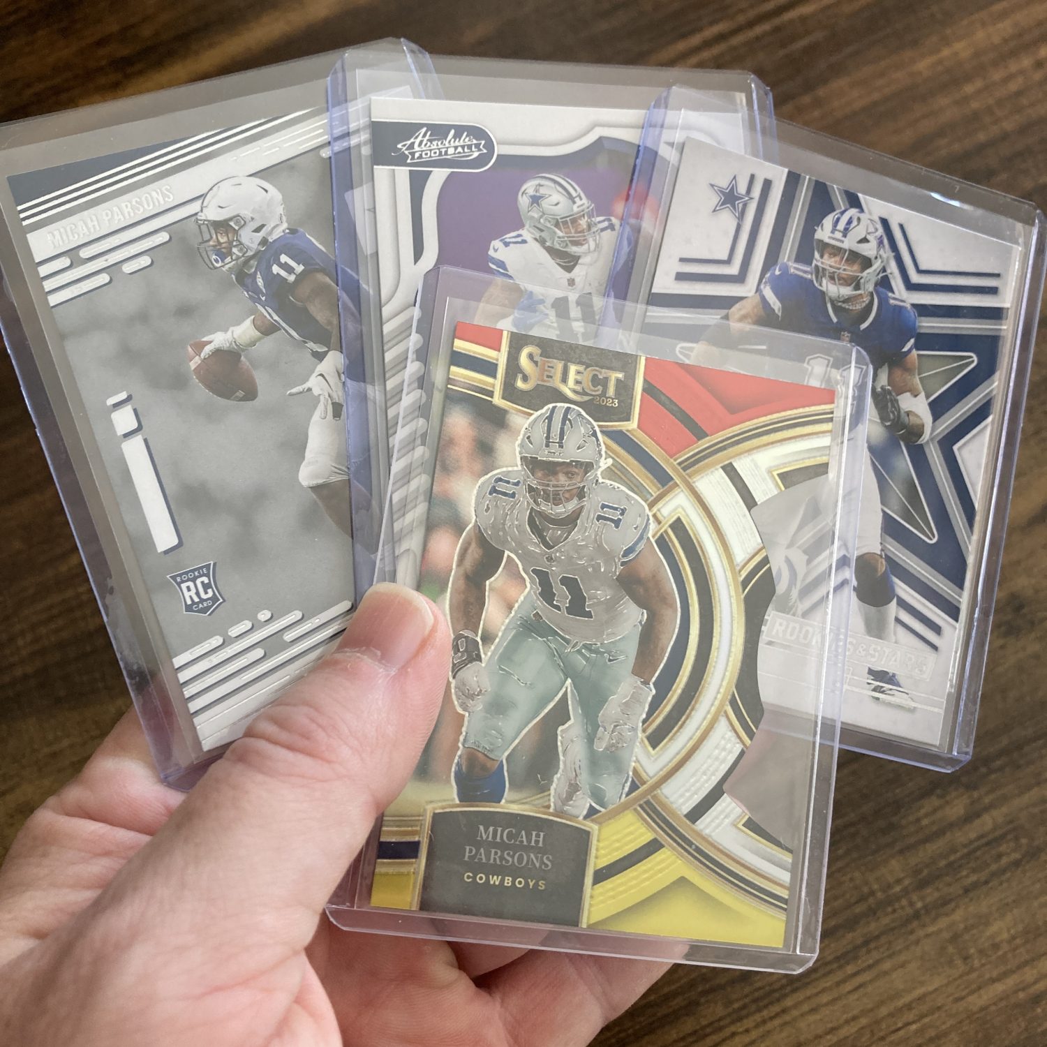 micah parsons gift pack of football cards, rookie rc - instant collection bundle lot