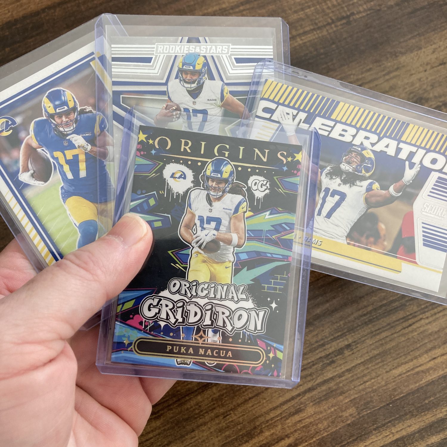 puka_nacua gift pack of football cards - instant collection bundle lot