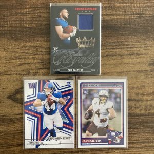 cam skattebo gift pack of football cards, rookie rc - instant collection bundle lot