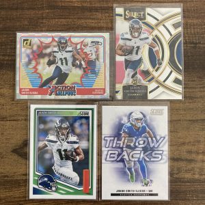 jaxon smith-njigba gift pack of football cards - instant collection bundle lot