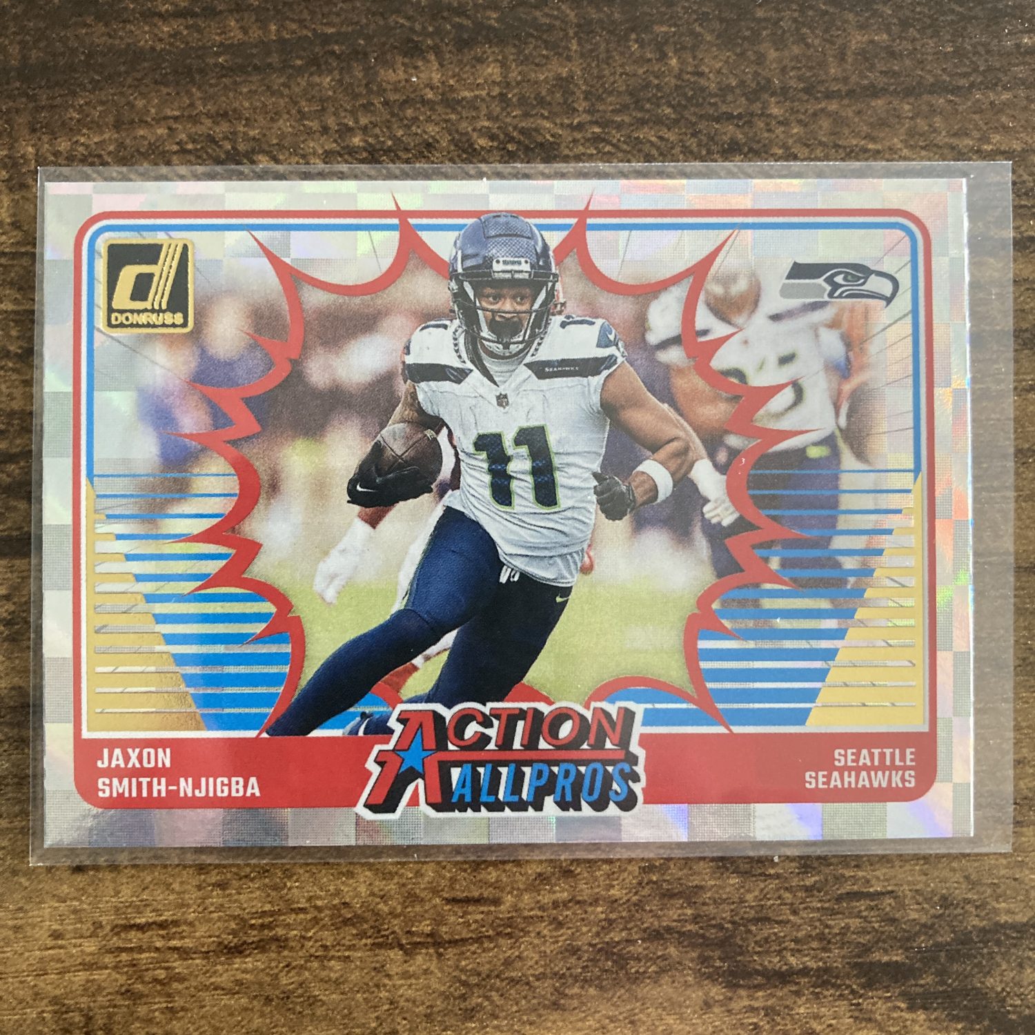 Jaxon Smith-Njigba Pack w/Holofoil Insert, Lot of 4 Football Cards (88_1) - Image 4