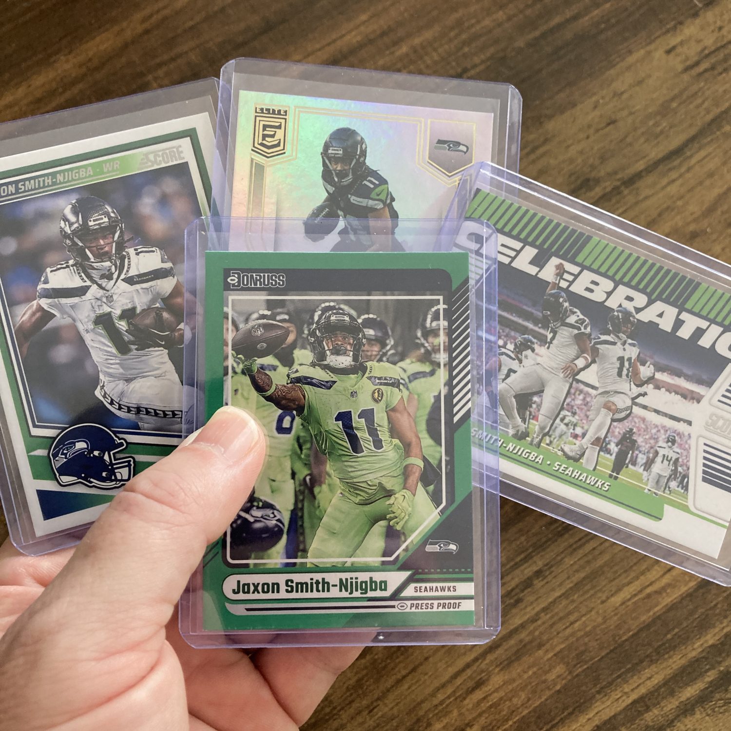 jaxon smith-njigba gift pack of football cards - instant collection bundle lot