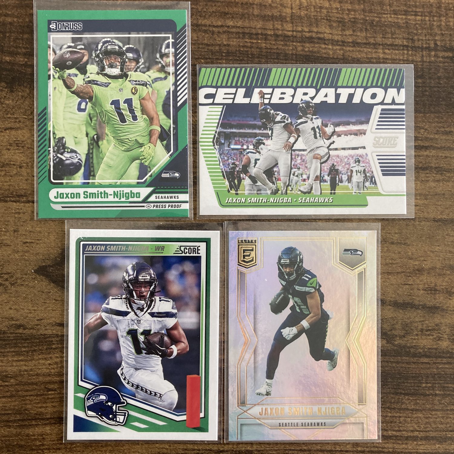 jaxon smith-njigba gift pack of football cards - instant collection bundle lot