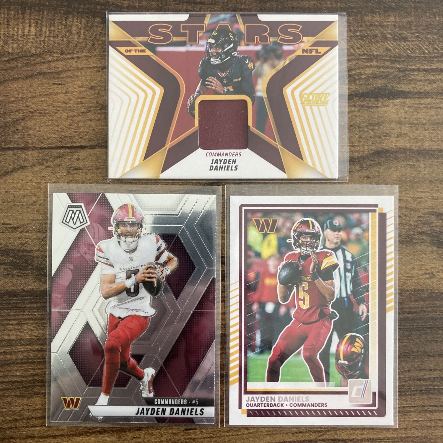 jayden daniels gift pack of football cards - instant collection bundle lot