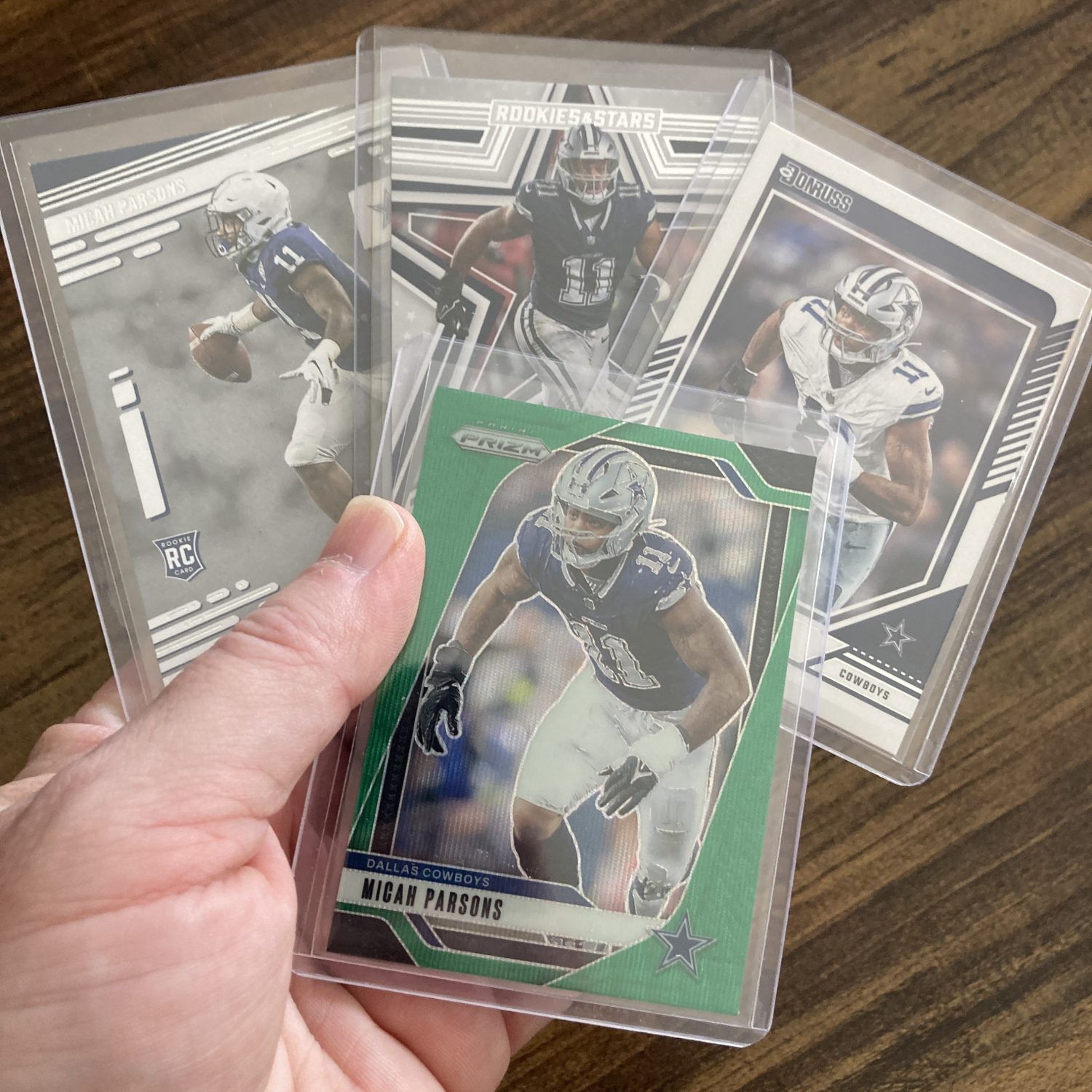 micah parsons gift pack of football cards, rookie rc - instant collection bundle lot